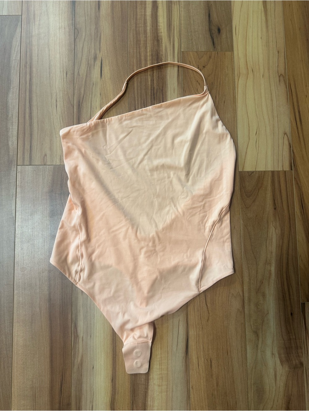 lululemon athletica One-Shoulder Bodysuit - Peach
